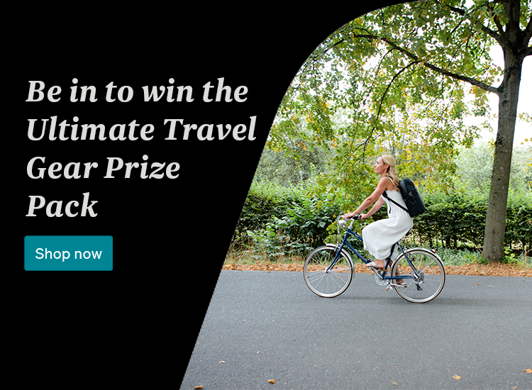 be in to win the ultimate travel gear prize pack